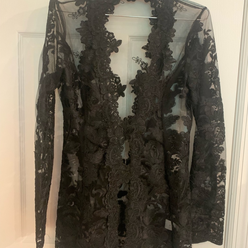 Stunning black lace jacket